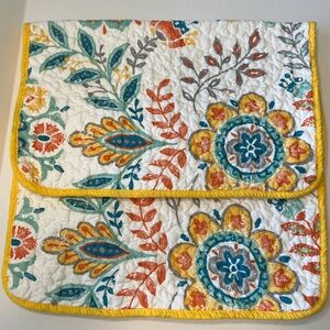Intelligent Design Nina Vibrant Boho  Standard Size Pillow Sham Case Embroidered